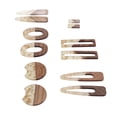 thumbnail image 3 of Kit Para Hacer Aretes, Aretes De Madera Ligeramente Diferentes De Madera Natural Para Decoración Para Manualidades De Bricolaje Para Joyería De Bricolaje ZAQW Wooden Pendants, 3 of 8