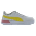 thumbnail image 2 of Puma Peanuts Carina Ac Baby Girls Shoes Size 4, Color: Peanuts: White/Maize, 2 of 5