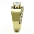 thumbnail image 4 of Luxe Jewelry Designs Men's IP Gold Stainless Steel Ring with Cubic Zirconia - Size 9, 4 of 4