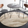 thumbnail image 2 of SAFAVIEH Fifth Avenue Deangelo Abstract Area Rug, Beige/Ivory, 6' x 6' Round, 2 of 11