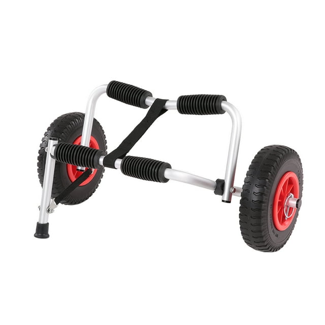 Portable Léger Pliable Bateau Kayak Transport Canoë Chariot de Transport Remorque avec Roues Amovibles
