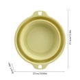 thumbnail image 2 of Eoozwa Foldable Collapsible Tub Portable Sink for Camping Travel Kitchen Laundry Storage Space Saving Plastic Basin Multi Size Hanging Design, 2 of 6