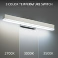 thumbnail image 3 of WAC Lighting Styx 25" 1-Light LED 3-CCT Aluminum Bathroom Vanity Light in Black, 3 of 5