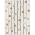 thumbnail image 4 of Safavieh  Handmade Kids Ganka Dotted Stripe Wool Rug 5'  x  5' 5' x 8',5' Square Indoor,Handmade Kids Room,Bedroom,Dining Room Square, 4 of 7
