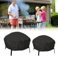 thumbnail image 4 of Housse Imperméable pour Foyer, Tissu Oxford avec Cordon de Serrage pour Chauffage de Patio Extérieur, Protection Durable Résistante aux UV, 4 of 8