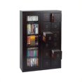 thumbnail image 4 of Leslie Dame 41" Armoire de Rangement de Média de Bibliothèque-Chêne Foncé, 4 of 4