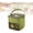 Green, variant on Rongyun 48 Ice Cube Maker with Easy Press Lid, Easy Push-Type Ice Maker with Storage, Includes Ice Tong, Mini Ice Maker for DIY Whiskey Cocktail Coffee Beverages, Saves Space (white)