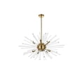 thumbnail image 6 of Sienna 36 inch crystal rod pendant in gold, 6 of 10