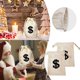 thumbnail image 2 of 2 Piezas De Bolsillos Para Accesorios Para Fiestas, Bolsa Grande Con Símbolo Del Dólar, Saco De Transporte Para Juguetes, Fiesta Temática De Vaqueros Y Cosplay., 2 of 8