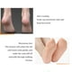 thumbnail image 3 of Vogacara 1 par de calcetines de silicona para el cuidado de los pies, calcetines de Gel a prueba de golpes, mano de obra fina, Protector profesional, Suministros de ortodoncia Blanco/33-39 Vogacara CE015669-02, 3 of 6