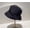 Black, variant on New Solid Color Winter Down Warm Ligweig Bucket Hats Fashion Quilted Fluffy Beanies Windproof Pilot Ski Basin Cap Wholesale