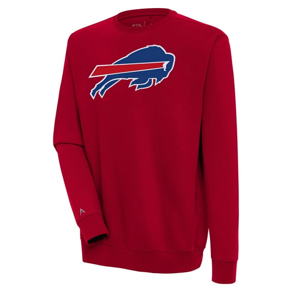 Men's Antigua Red Buffalo Bills Victory Pullover Sweatshirt