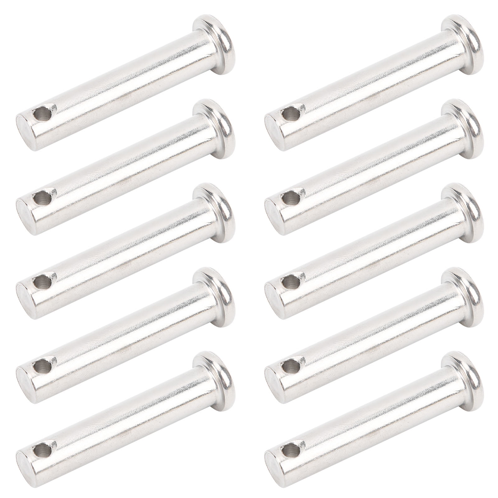 Yuecoom 10Pcs Round Clevis Pins Flat Head 304 Stainless Steel - View #7