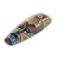 thumbnail image 2 of Máscara Facial Tribal Tallada A Mano Africana De Madera Sunnimix Pintura Colgante De Pared Arte Popular 25cm, 2 of 7