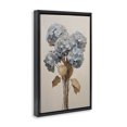 thumbnail image 3 of Stupell Industries Traditional Vintage Blue Hydrangea Black Floating Frame Canvas Art, 17 x 25, by Petals Prints Design, 3 of 8
