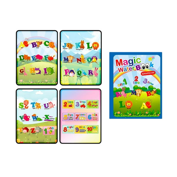 Download Magic Water Book Set Water Coloring Book With Water Pen For Kids Walmart Com Walmart Com