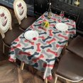thumbnail image 6 of Dog Bones Rectangle Tablecloth 60"x102",Waterproof Polyester Rectangle Table Cloth, Wipeable Spillproof Polyester Tablecloth for Dining, Camping, Indoor and Outdoor, 6 of 6