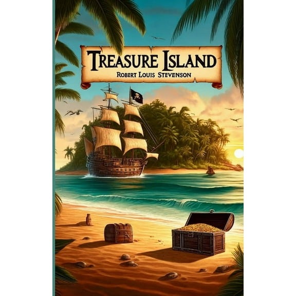 Treasure Island(Illustrated), (Paperback)