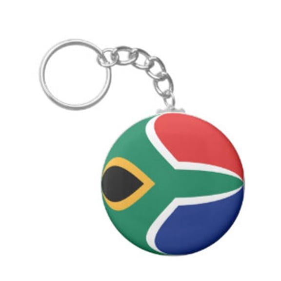 South Africa Flag Keychain Classic Soccer