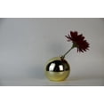 thumbnail image 2 of Skywin Convex Mirror Vase Gold Cubicle Decorations with Flower - 3.9 x 3.9 x 4 in Cubicle Mirror, Desk Mirror to See Behind You - Aesthetic Office Cubicle Accessories, Office Cubicle Decor Organizer, 2 of 7