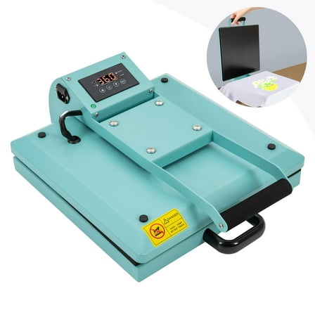 TFCFL 15"X15" DIY Digital Clamshell T-shirt Heat Press Machine Sublimation Transfer Printer 110V