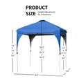 thumbnail image 4 of Patiojoy Pop-up Canopy Tent 6.6’ x 6.6’ Height Adjustable Commercial Instant Canopy w/ Portable Roller Bag Blue, 4 of 10