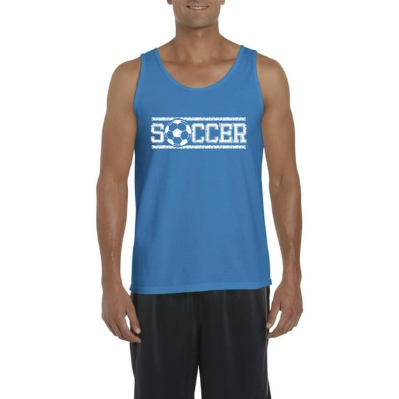 Normal is Boring - Men's Tank Top for Men, up to Men Size 3XL - Soccer With Ball