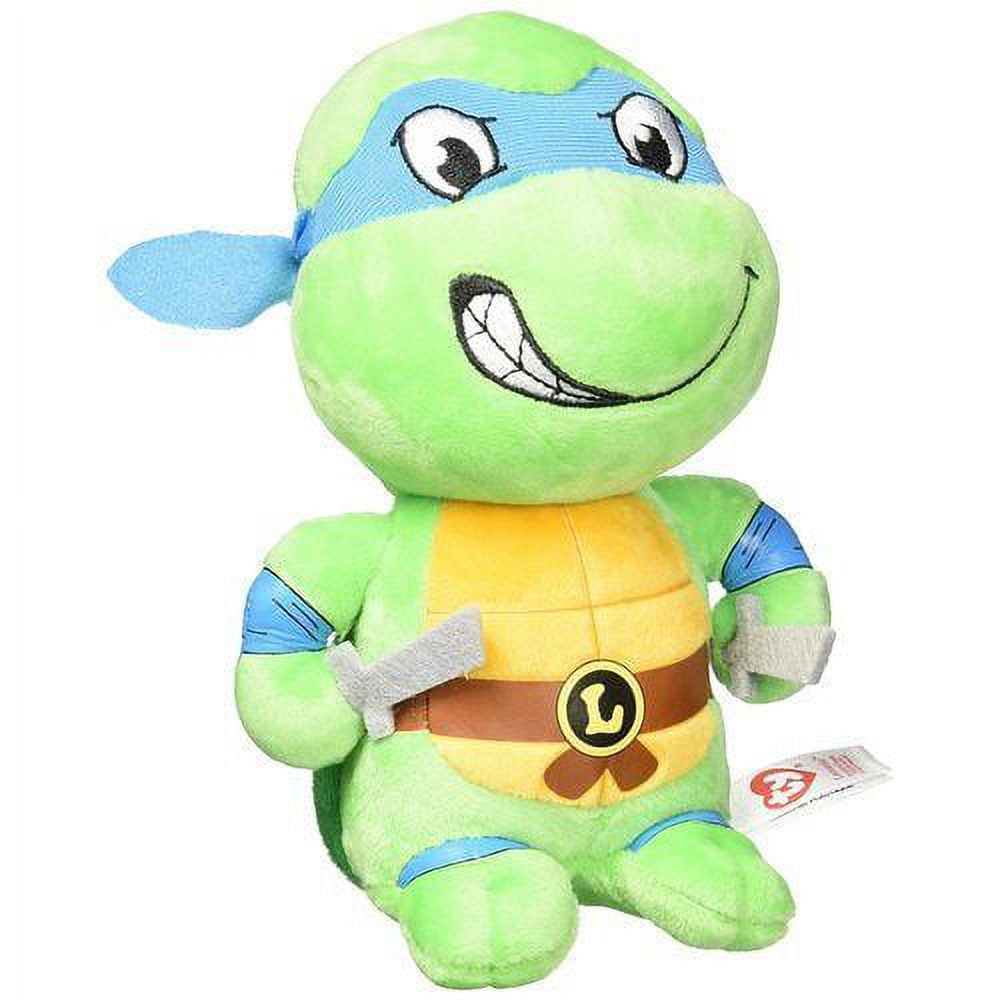 TY Beanie Babies TMNT Stuffed Animal Plushie - 7 Inch Small