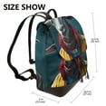 thumbnail image 2 of Easygdp Surrealist Goat Mochila de Cuero para Mujeres, Bolso de Hombro, Bolsos de Mano de Moda para Trabajo y Viajes, 2 of 4