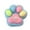 Blue, variant on Rainbow Feline Paw Squeeze Toy, Spectral Gradient Interaction Figurine, Viscoelastic Polymer Model for Manual Stress Management