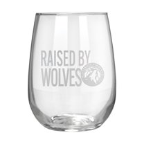 Minnesota Timberwolves Etched 17oz. Rally Cry Stemless Wine Glass