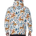 thumbnail image 5 of Hoodies for Men - winter Scarf deer Long Sleeve Comfrt Men'S Fashion Hoodies & Sweatshirts, Sweatshirts for Men Hoodies Pullover Clothing Clothes with Pouch, 5 of 7