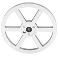 thumbnail image 1 of 1/4, 7 Inch Empty Tape Reel, Aluminum Alloy Open Reel Sound Takeup Reel, Repair Replace Better Sound Recording, 1/4 Inch, 7 Inches, for Reel to Reel Tape Players, 1 of 7