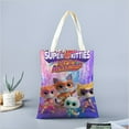thumbnail image 2 of Superkitties / Super Kitties Bolso de tela con estampado de lienzo para mujer, bolsa de compras reutilizable y estética, con cremallera interior, regalo para mujer,40*40cm., 2 of 6