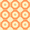 Orange Circle, variant on Yayeee Faucet Mat for Kitchen Sink 14.7" Diatomite Long Splash Guard Pad, Geometric Pattern