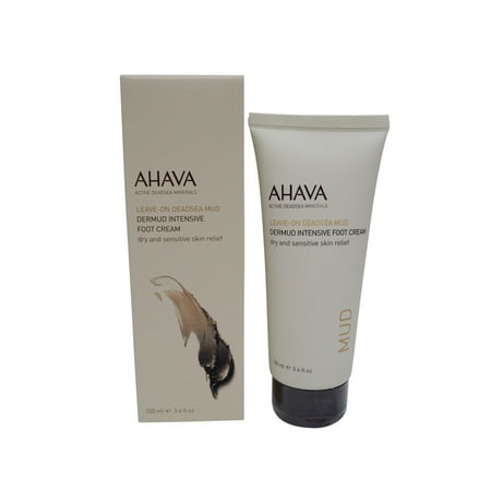 AHAVA Mer Morte boue Dermud Crème Pieds intensif, 3,4 oz