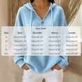 thumbnail image 2 of Perfectbot Women Waffle Knit Henley Hoodie, Long Sleeve Drawstring Pullover Fall Casual Sweatshirt, 2 of 7