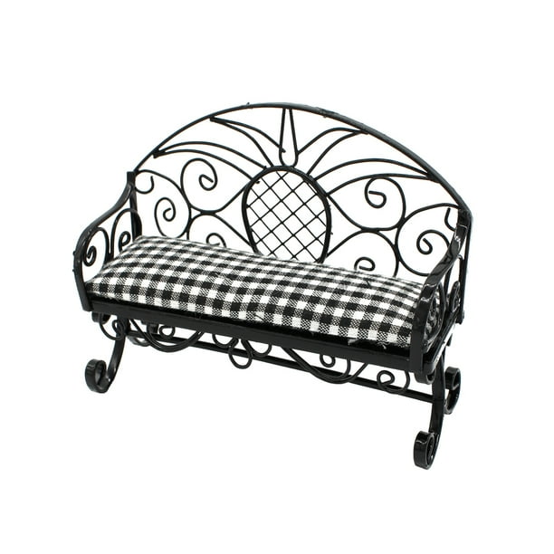 Sofá Sillas de Doble Asiento Muebles en Miniaturas de Sunnimix Dollhouse Sillas Dobles