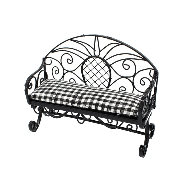 Sofá Sillas de Doble Asiento Muebles en Miniaturas de Sunnimix Dollhouse Sillas Dobles