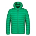 thumbnail image 1 of Men's Hooded Knit Sweater Jacket with Solid Color Design, Soft and Warm for Outdoor Activities, Long Sleeved with Button Closure for Versatility, 1 of 2