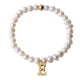 thumbnail image 1 of Pulseras Mujer de Perlas con Iniciales Oro 18k LuckyLy, Modelo Galia blanco UNITALLA, 1 of 6