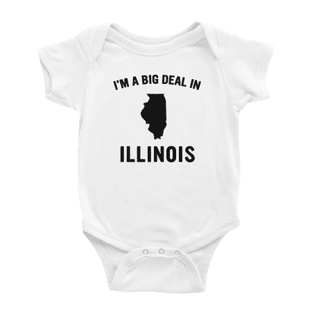 

I m A Big Deal in Illinois Cute Baby One-pieces Boy Girl Unisex