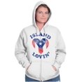 thumbnail image 5 of Island Lovin Puerto Rican Pride PR Zip Hoodie Sweatshirt Women Brisco Brands S, 5 of 5