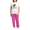 thumbnail image 4 of CafePress - Boston Terrier Life Women's Light Pajamas - Women's Short Sleeve Print T-Shirt and Pants Light Cotton Pajama Set, 4 of 7