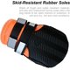 thumbnail image 3 of Botas para perros, botas protectoras para perros, 4 piezas, zapatos transpirables para perros, zapatillas antideslizantes (M, naranja), 3 of 5