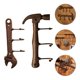 thumbnail image 3 of 1 Set Hammer Shape Wall Hook Wrench Shape Clothes Hanger Wall Mounted Hook, 3 of 4