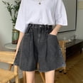 thumbnail image 2 of Pantalones cortos de cintura alta para mujer Pantalón corto suelto Pantalón corto de verano M Methold AP001723-10, 2 of 7