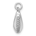 thumbnail image 2 of 14K White Gold Charm Pendant Diamond Round 1 15Ct. Fortune Cookie, 2 of 4
