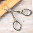thumbnail image 4 of Vintage Scissor Sunflower Pattern Stainless Steel Needlework Fabric Sewing Cutting ToolBlack Golden Flower, 4 of 8