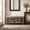 Brown, variant on VKNOW 44.3" Entryway Shoe Storage Bench with Cushion, Hidden Storage and 2-Tier Shelf, Solid Wood Bedroom Bench for Entryway or Foot of Bed, Brown